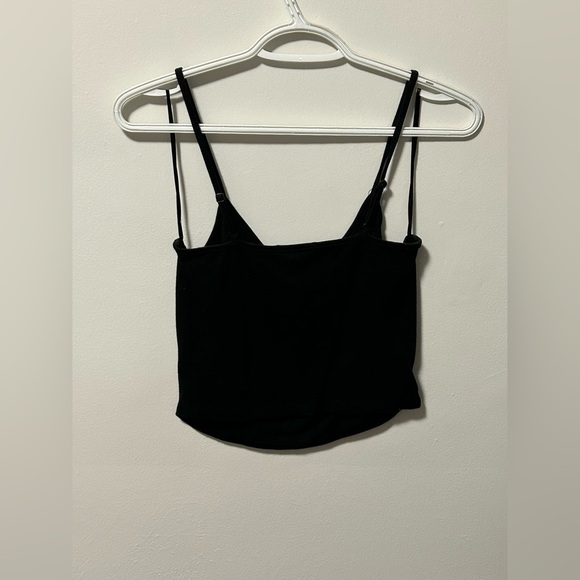 Lace-Up Cropped Tank - Picture 2 of 3